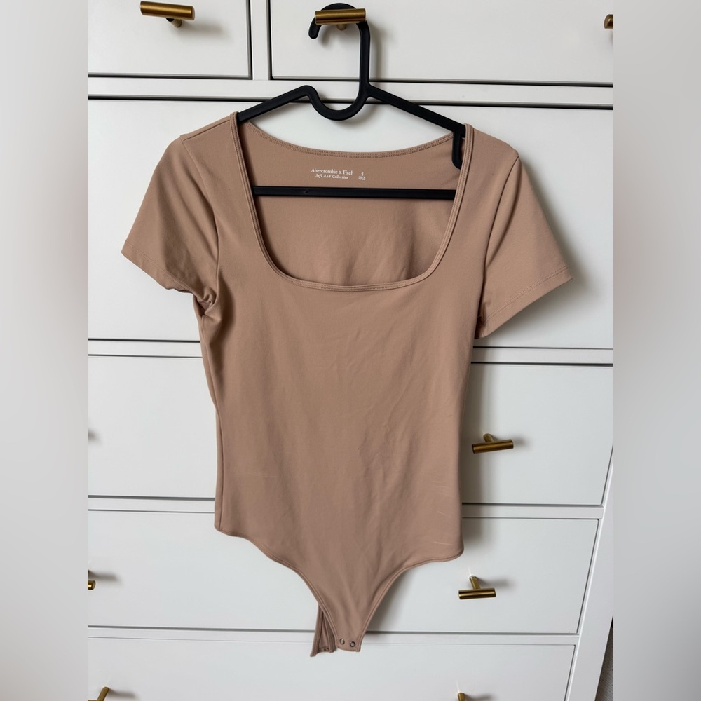 Abercrombie & Fitch Women's Beige Bodysuit